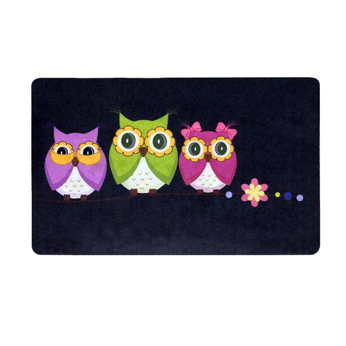 Conceptum Felpudo Pvc Three Owls Multicolor 40x60 cm Conceptum Felpudo Pvc Three Owls Multicolor 40x60 cm